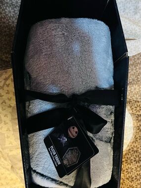 Disney Plush Throw Blanket Gray